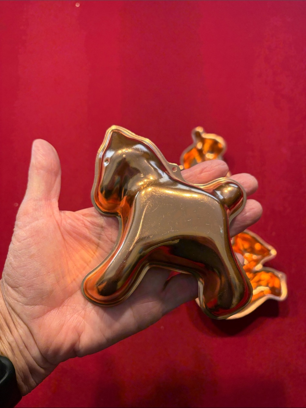 Copper Small Pet Animal Mold Set - Shiny Copper Finish - Picture 3 of 6